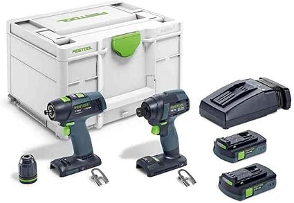 Visseuse A Chocs Sans Fil Tid 18 C 3 1 Set T18 576492 Festool Amazon Fr Bricolage