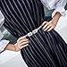 Women Silver Leather Punk Chain Belt Elastic Leaf Shaped Skinny Belt Snap On Belt