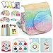 WOGOZAN Compatible Fujifilm Instax Mini 9 Instant Film Camera Case Suit with Case, Album, Filters and Other 6 Accessories 9 Items for Fujifilm Instax Mini 9 Mini 8 (Smear Color Kit)