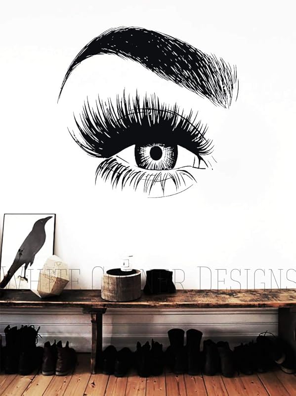 Eyelashes decal,Eyelashes Eye Decal,Eyelashes Eye Sticker