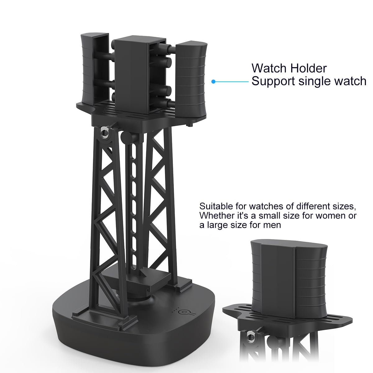 Single Watch Winder for Automatic Watches,Timer Shutdown,Adjustable Speed,Self Winding Turner,Rotating Device