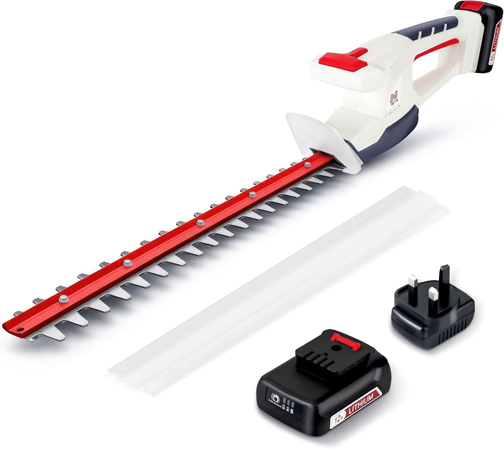 NETTA Cordless Hedge Trimmer & Tree Trimmer Ultralight 2kg 450mm Blade