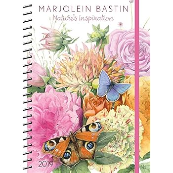Marjolein Bastin 2019 Monthly/Weekly Planner Calendar: Nature's Inspiration