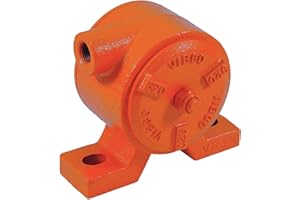 VIBCO VS-320 Silent Pneumatic Turbine Vibrator, 600 lb. Force, 6800 VPM, 11 CFM, 80 psi, 4" Bolt Pattern