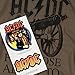 Popfunk ACDC for Those About to Rock Album T-shirt & Stickers, Safari Green (X-Large)