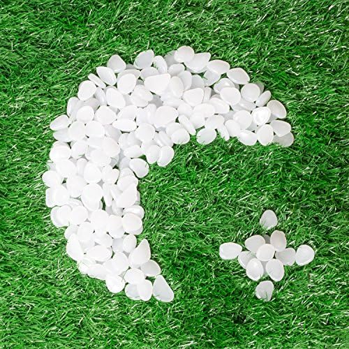 200 Pack Glow Stepping Stones,Glow in The Dark Pebbles for Outdoor Garden Decor Aquarium Fish Tank Garden Decorative LuminousRocks for Path Lawn Yard Walkway-White