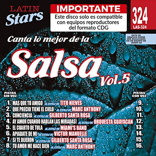 Salsa 5-Latin Stars Karaoke en promo sur Amazon