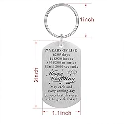 MXRSDF 17th Birthday Gifts for Him Her, 16 Years