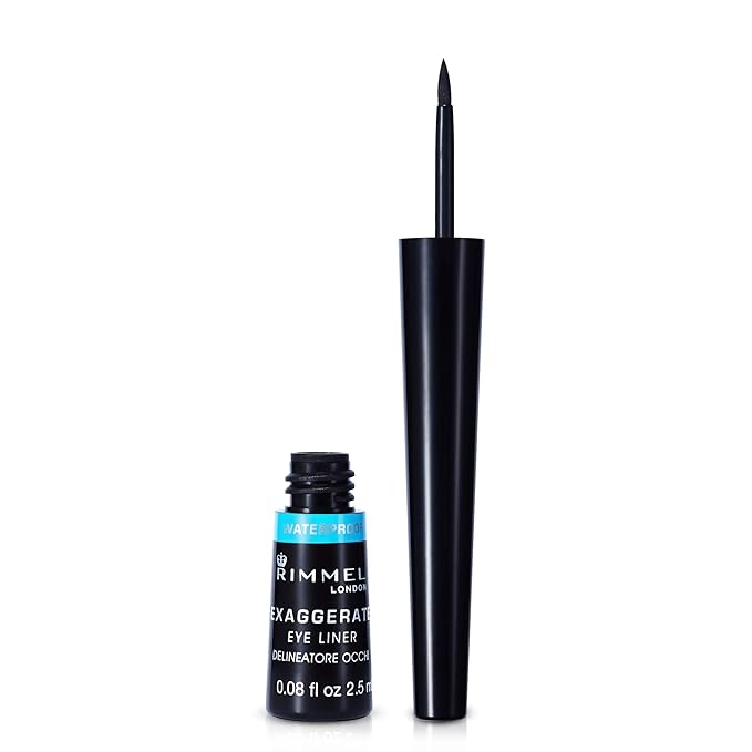 title=Rimmel- Eyeliner Waterproof Exaggerate Liquid- Eyeliner ultra definizione
