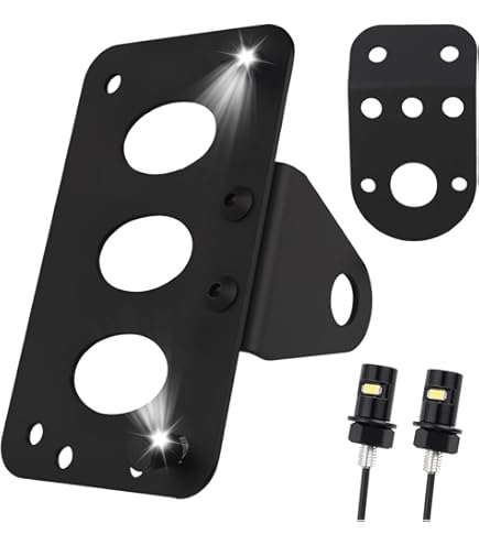 Kit Soporte Matrícula Internacional S-0931 Para Honda CMX1100 Rebel 2021-2025 | Luz LED E11 Y Tornillería Incluida | 100% Hecho En Italia