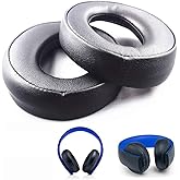 CECHYA-0083 Replacement Ear Pads Ear Pads for Sony Gold Wireless PS3 PS4 7.1 Virtual Surround Headphones (Black)