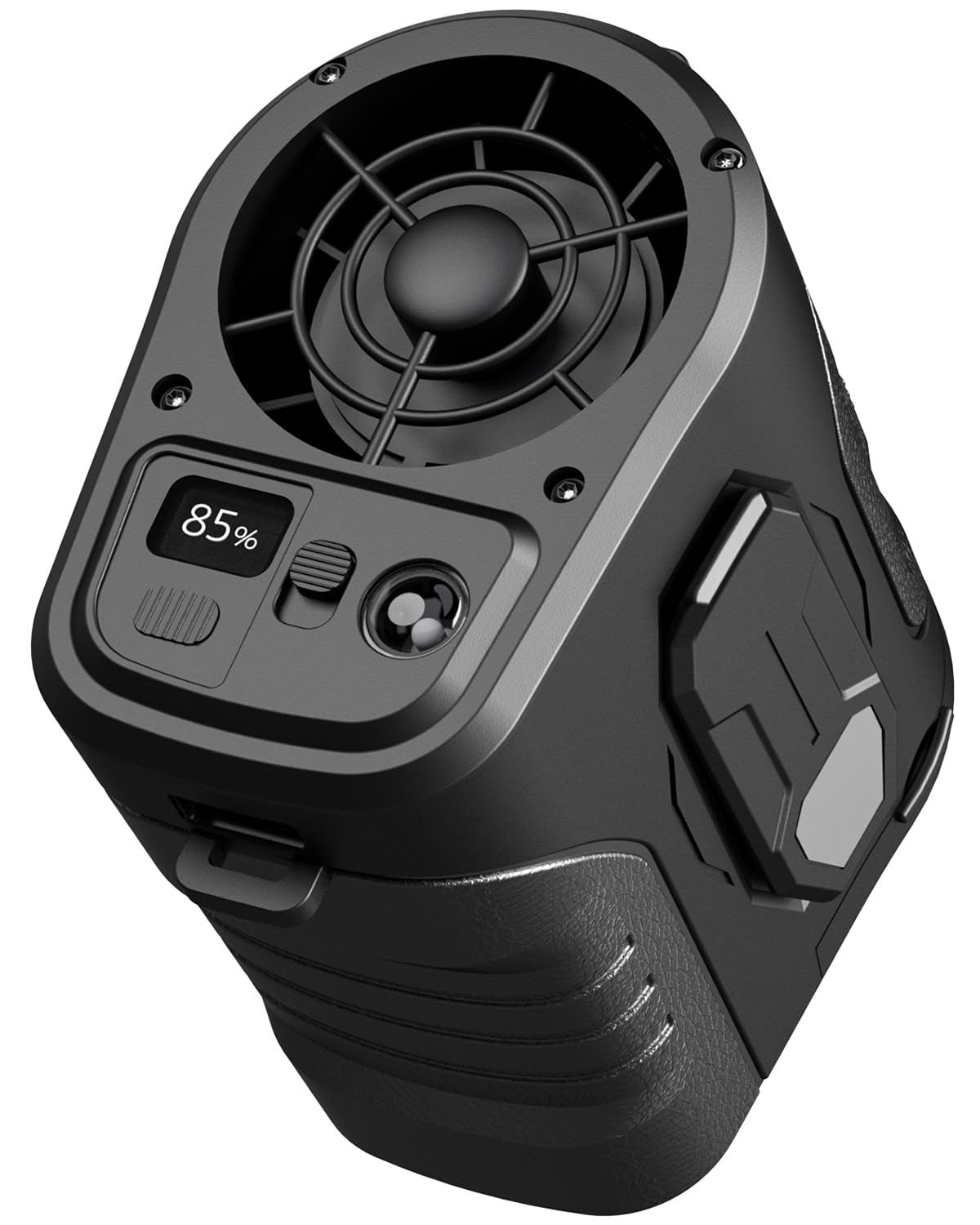 Yinken Waist Fan 10000mAh Rechargeable,Portable Fan with over 24H Working Time, 15000RPM Strong Airflow Wearable small Belt Fan Personal Waist Clip for Clothes Shirt Farm Work Hiking Outdoor Jobsite