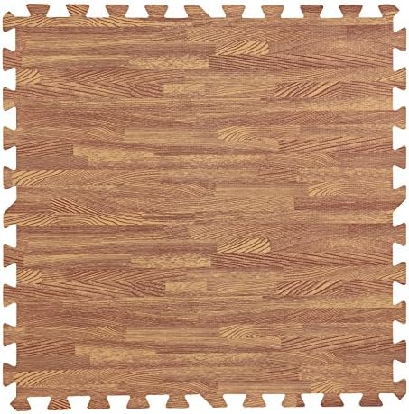 OWNFUN Foam Mats Puzzle Exercise Mat, Floor Mats with Borders Each Tile 24"x24"x0.39"