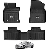 3W Floor Mats for Toyota Camry 2025 2026, Custom Fit TPE All Weather Floor Liners for Toyota Camry (Include Hybrid/LE/SE/XLE/XSE) Accessories, Black