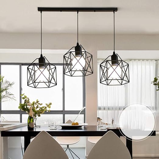 colgantes industriales vintage jaula