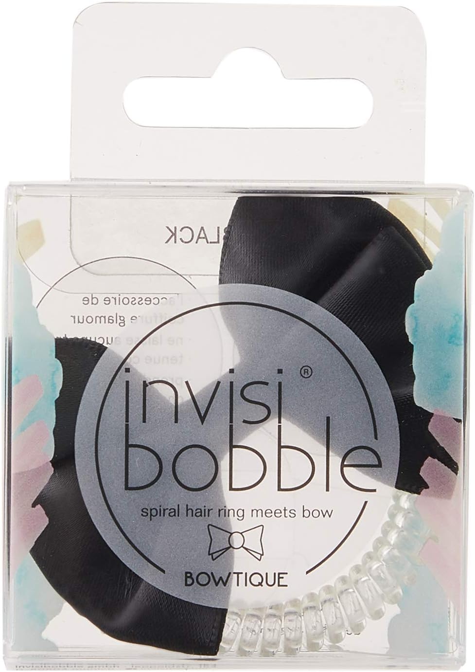 Invisibobble Bowtique Hair Bow with Invisibobble Original Slim Hair Scrunchie for Girls and Women True Black - Image 3