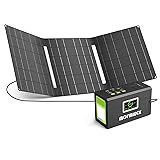 mormluck Solar Generator, 127W(Peak 150W) 88.8Wh