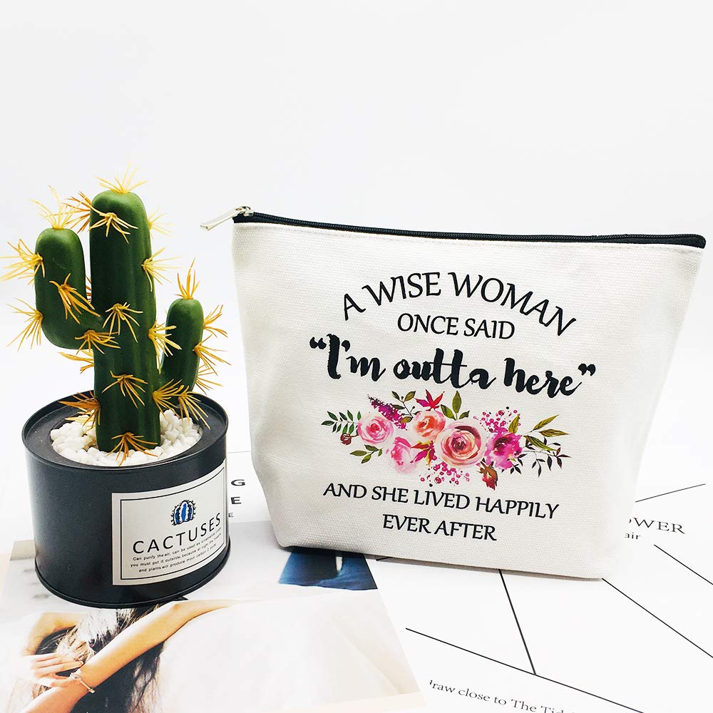 Retirement Gifts for Women Best Friends Wife Mom Grandma Coworkers Boss Nurse Teachers Retirees Colleagues Work Bff Bestie Funny Birthday Retired Makeup Bag : Beauty