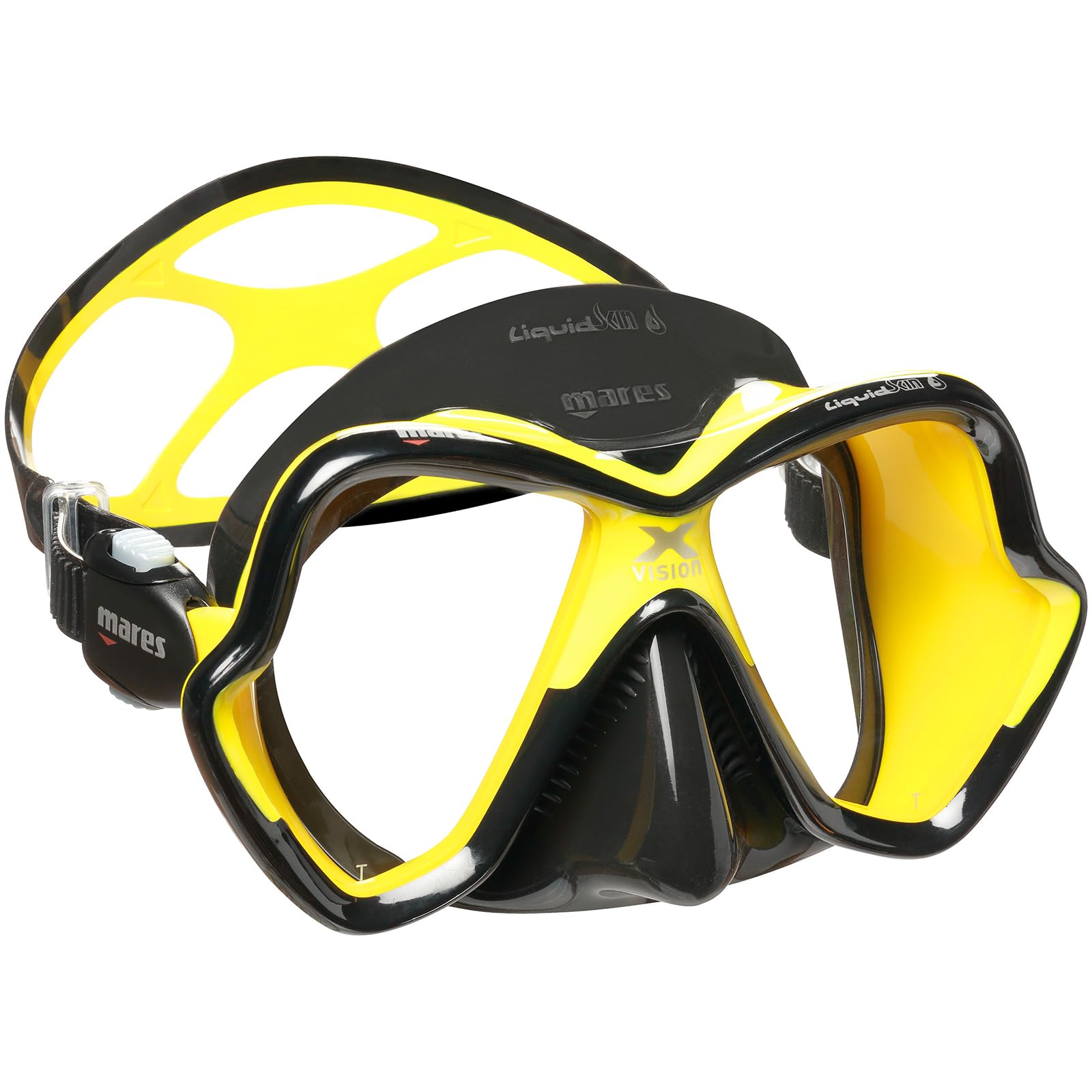Mares Mask X-Vision Ultra LS Diving Googles - Yellow Black/Yellow Black