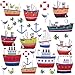 RoomMates Ship Shape Peel and Stick Wall Decals
