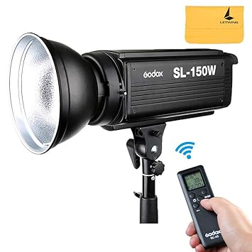 Godox SL-150W 5600K LED-Videoleuchte-Studio Weiß Version LCD Panel Kontinuierliche Ausgabe Bowens Mount Studio Licht