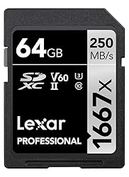 Lexar 64GB Professional 1667x SD