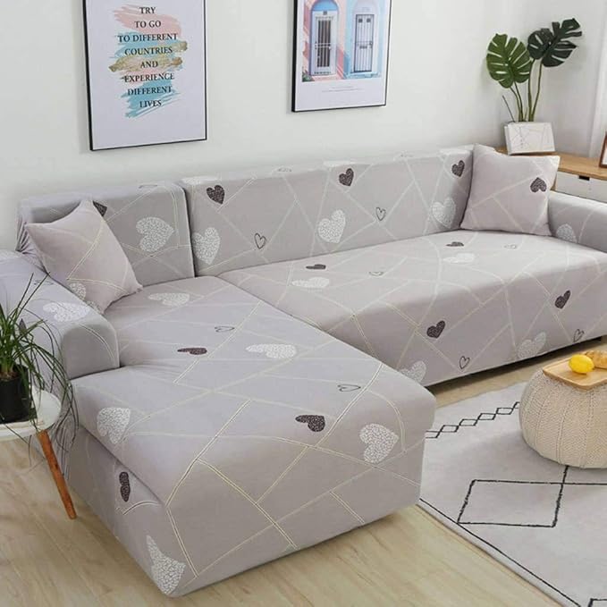 Funda De Sofá En Forma De L, Juegos De Fundas, Muebles De Sofá