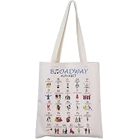 Broadway Musical Tote Bag - Cotton Canvas Shoulder Bag With Theatre Quotes, Gift For Musical Lovers - View #8