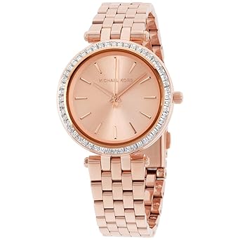 michael kors mini darci watch rose gold