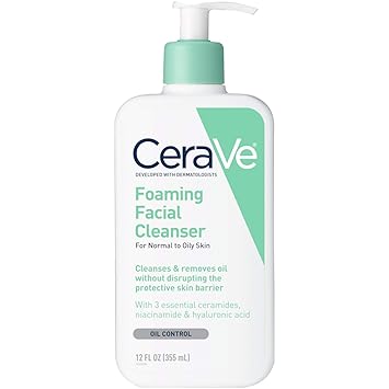 cerave foaming facial cleanser amazon