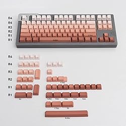 Side Printed Keycaps 134 Keys Custom Shine Through