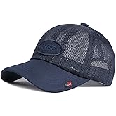 FASHIXD Mesh Baseball Cap for Men Women Summer Breathable Trucker Hats Running Hats Outdoor Sports Quick Dry Hat