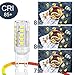 DiCUNO G9 LED Ceramic Base Light Bulbs, 4W (40W Halogen Equivalent), 400LM, Daylight White (6000K), G9 Base, G9 Bulbs Non-Dimmable for Home Lighting, 12-Pack