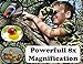 Small Green Binoculars for Travel | Clear Optics | Lightweight Durable Metal Body | Gift Idea | Bird Watching Boating Hunting Camping Theater Opera Hiking Accessory| Compact Case