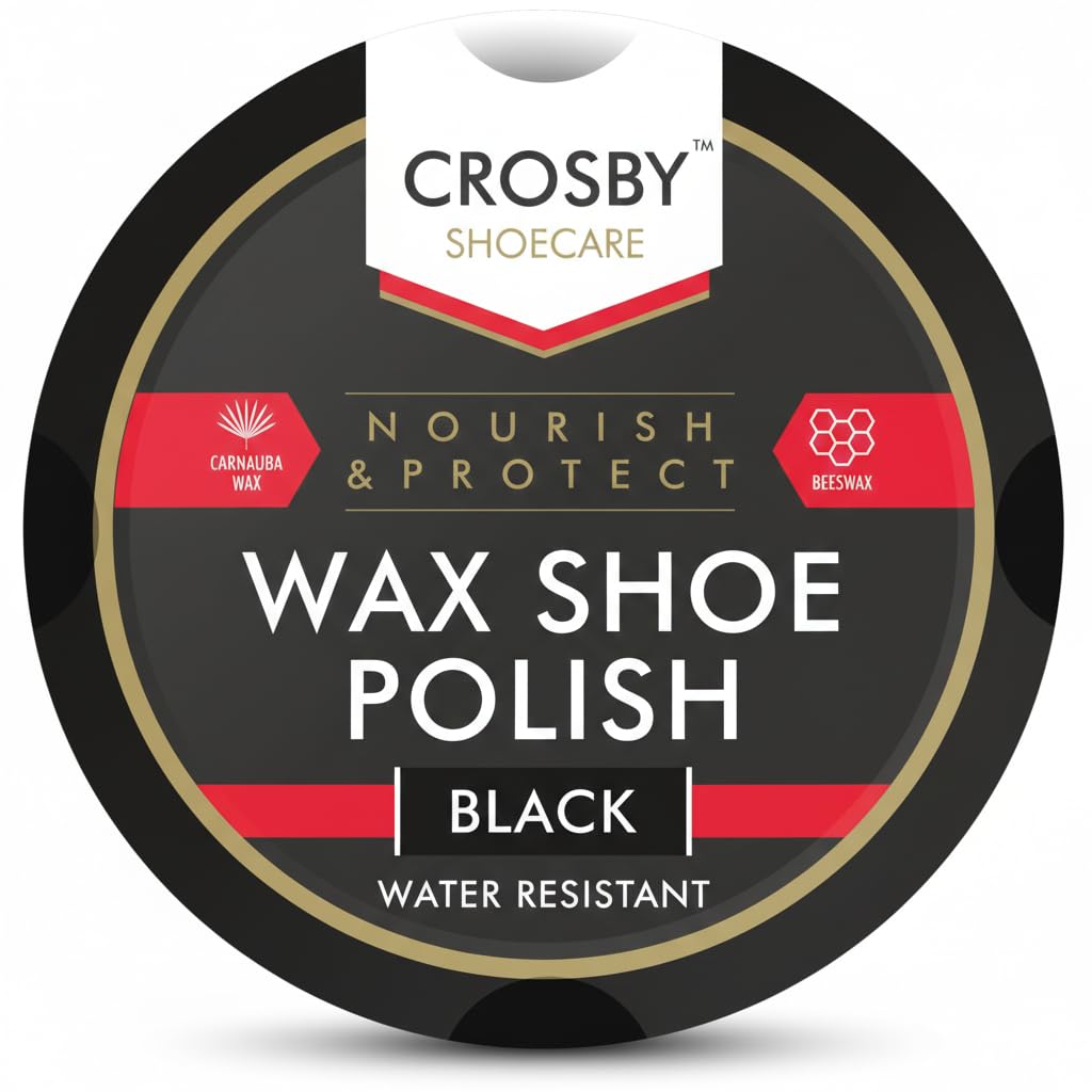 3pk Polish Wax Shoe Black