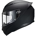JQF Gear Full Face Motorcycle Helmet WS-607 DOT Approved Motorbike Racing Street Bike Helmets for Adults with Visor
