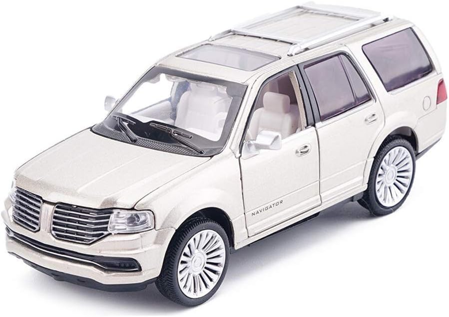 KKD Scale Model Simulation Vehicle 1:32 Lincoln Pilot Ratio Model Cars Alloy Model Toys Gifts Children Birthday Gift Collection (Color : Gold)