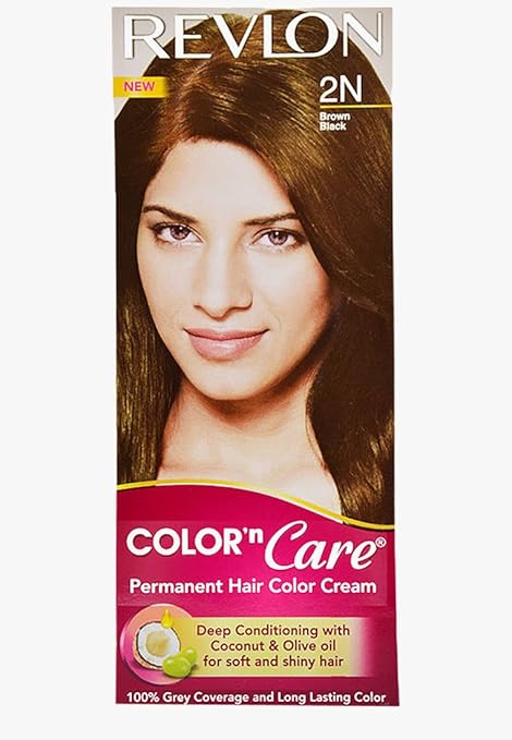 Buy Revlon Color N Care Permanent Hair Color Cream Brown Black 2n