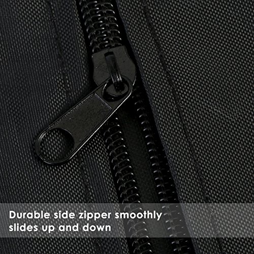 UPSTONE Umbrella Covers Waterproof Parasol Patio Umbrella Covers with Zipper and Telescopic Rod for 7ft to 11 ft Outdoor Umbrellas,Black 420D Oxford Fabric