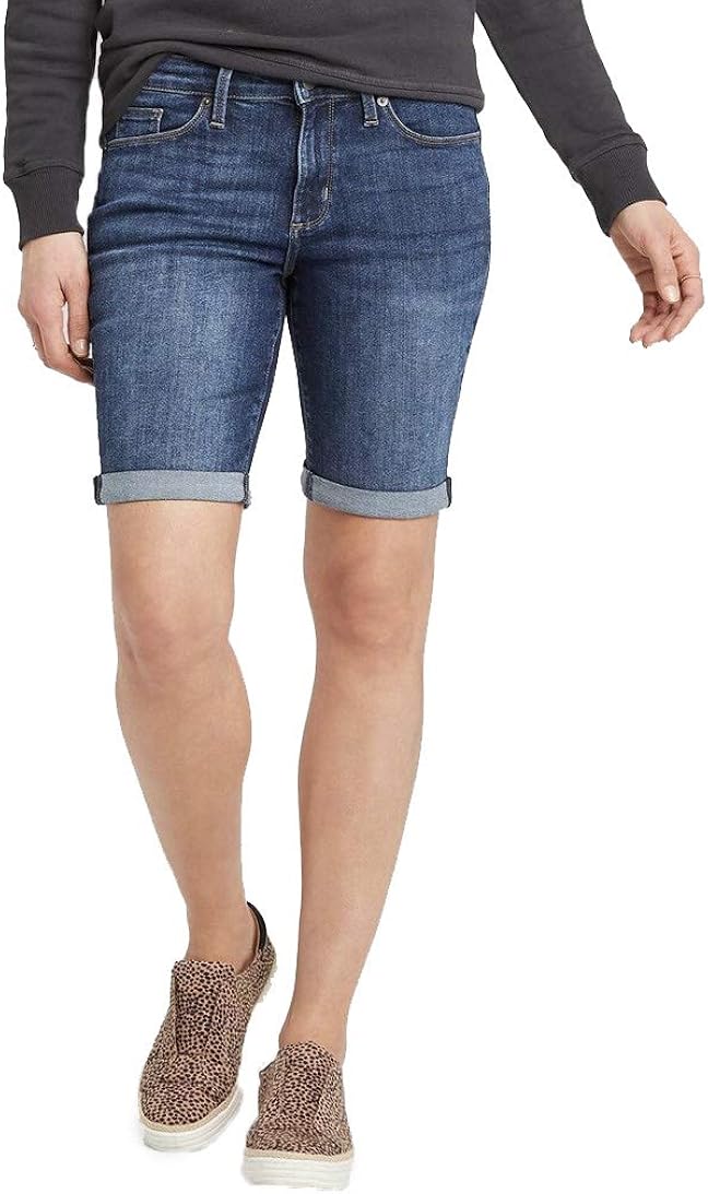 universal thread mid rise midi shorts