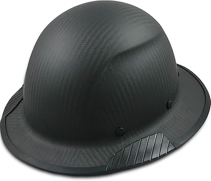 black safety hard hats