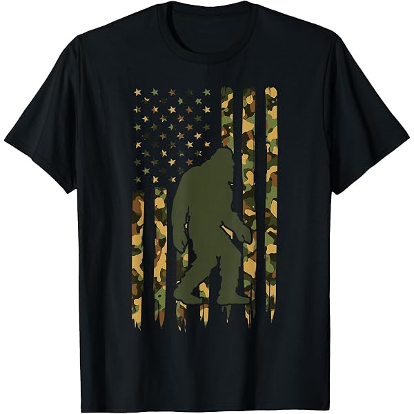 T-shirt Bébé Sasquatch Bigfoot Camouflage - Design Fun Et Coloré Pour Les Tout-petits