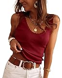 Tankaneo Womens V Neck Tank Tops 2025 Sleeveless