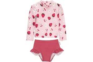 ALVABABY Two Piece Swimsuit Rash Guard Set Baby Toddler Boys Girls Bathing Suit Swimwear