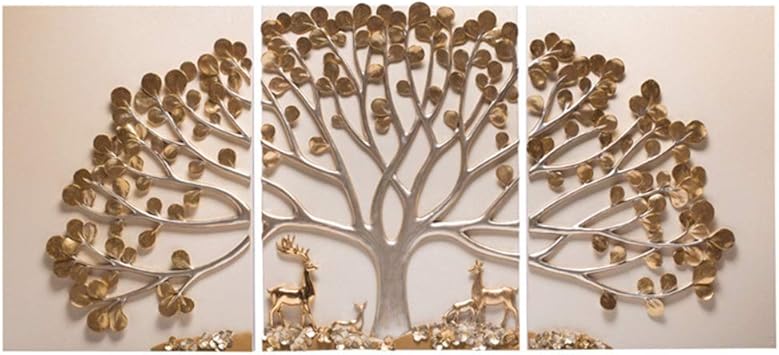 NO ONE Alivio Pintura Decorativa Minimalista Moderna Tríptico