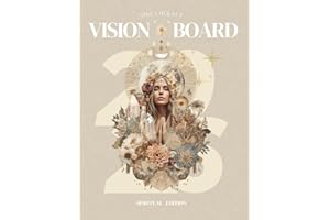 2026 DreamCraft Spiritual Boho Vision Board Clip Art Book for Women: Empower Your Mind, Mental Health, Heart, and Soul with 6