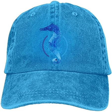Vdjh Caps Sea Horse Unisex Adjustable Unstructured Cowboy Hat Baseball Caps
