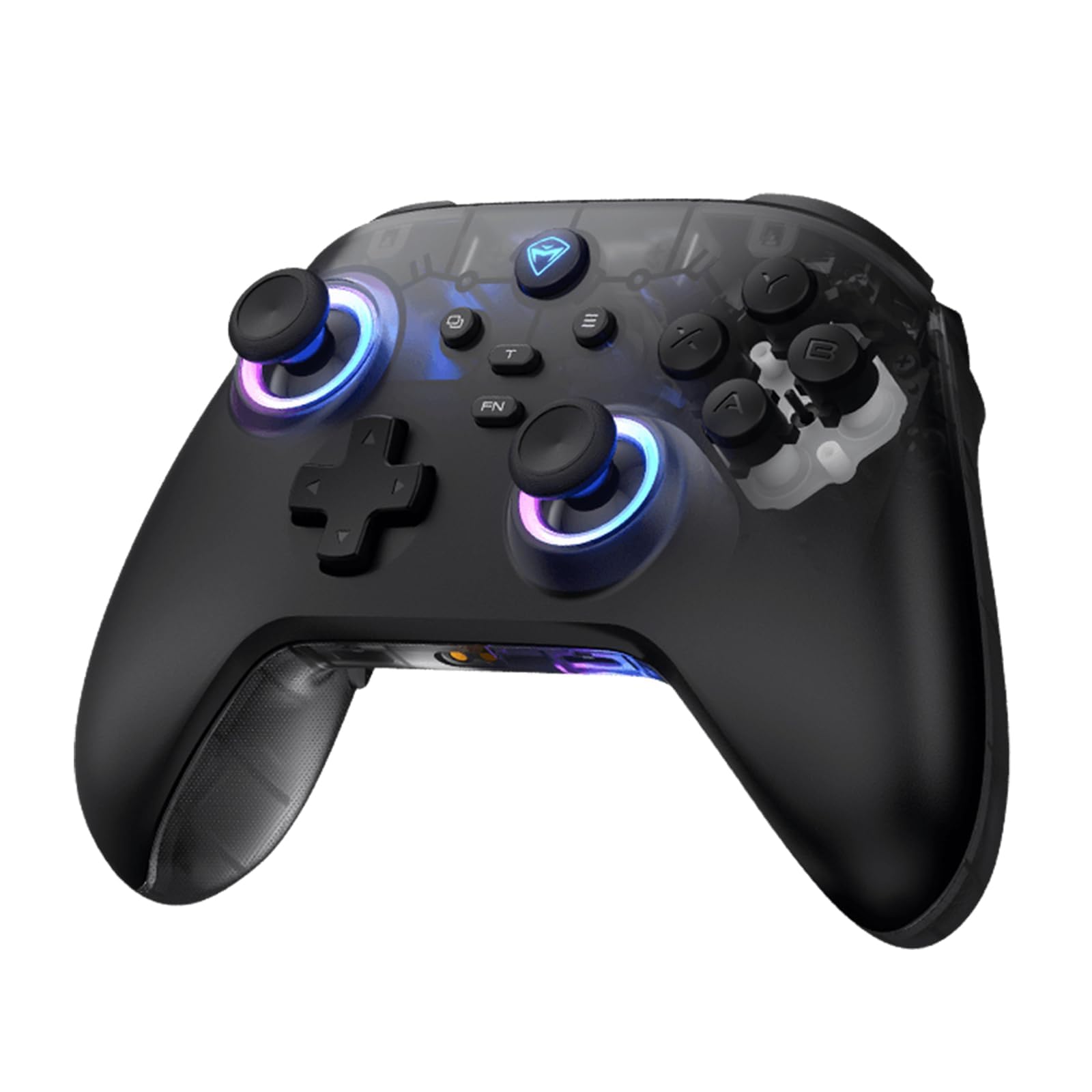Photo 1 of Machenike G3V2 Bluetooth Controller for Pc/Switch/Ios/Android, Hall Effect Joysticks, RGB Lighting Gaming Controller,2 Programmable Buttons,1000mah Battery With Charging Station, Black