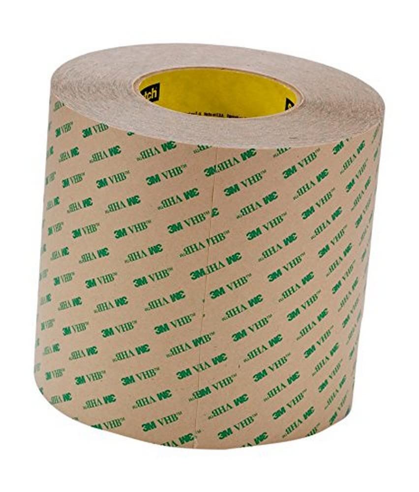 3M 9473PC Adhesive Transfer Tape, 25 mm x 55 m, Clear, Pack of 9