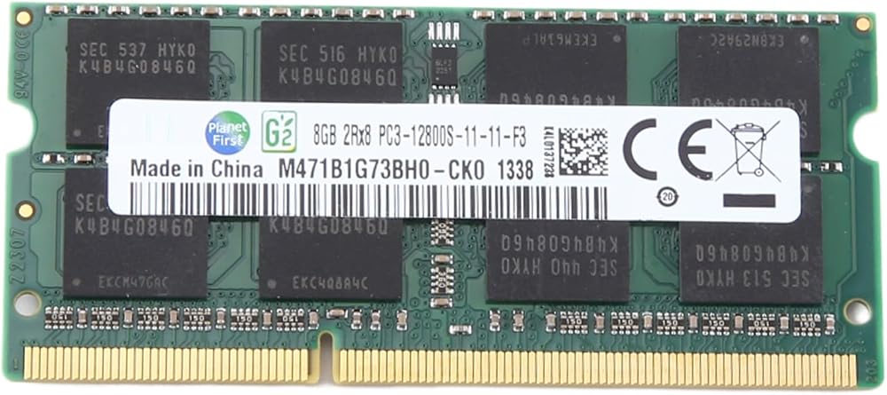 Knadgbft DDR3 8GB Laptop RAM SODIMM 1600MHz PC3-12800 1.5V 204 Pin